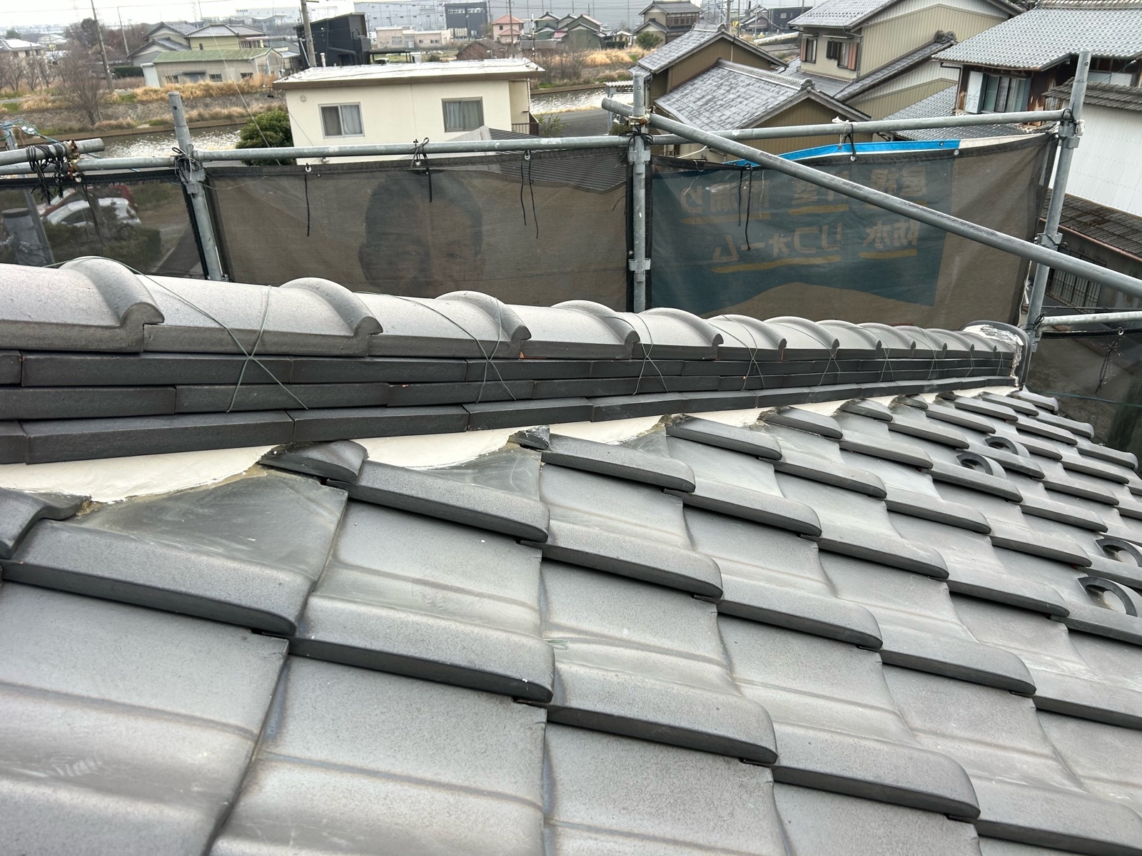 稲沢市Y様邸　屋根漆喰工事