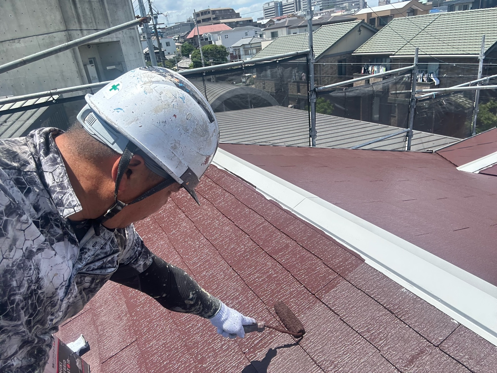 名古屋市T様邸　屋根塗装