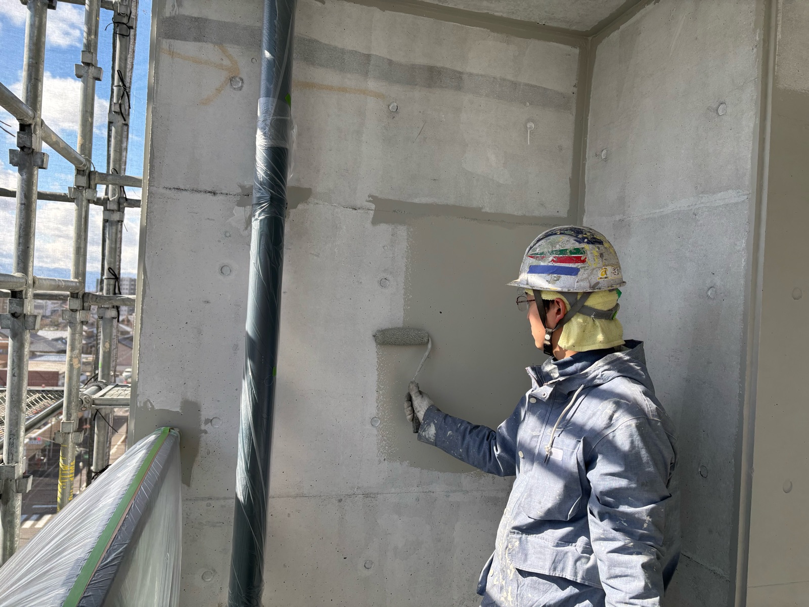 一宮市Cマンション　外壁塗装