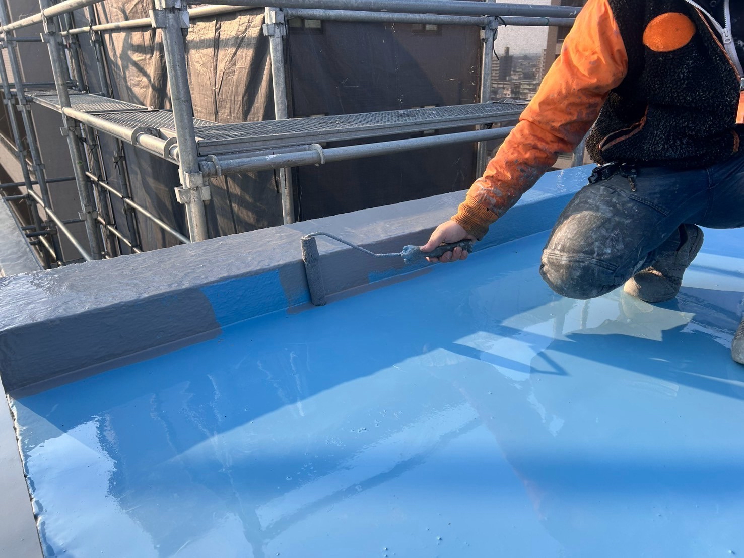 一宮市Cマンション　防水工事