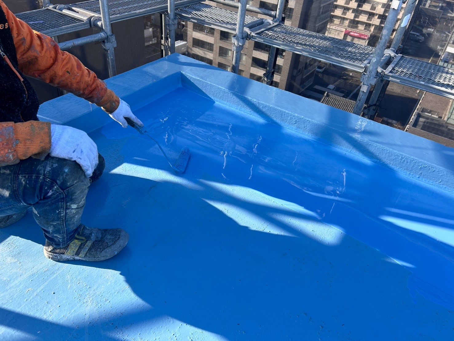 一宮市Cマンション　防水工事