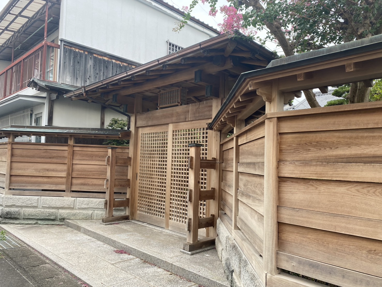 あま市K様邸　木塗装