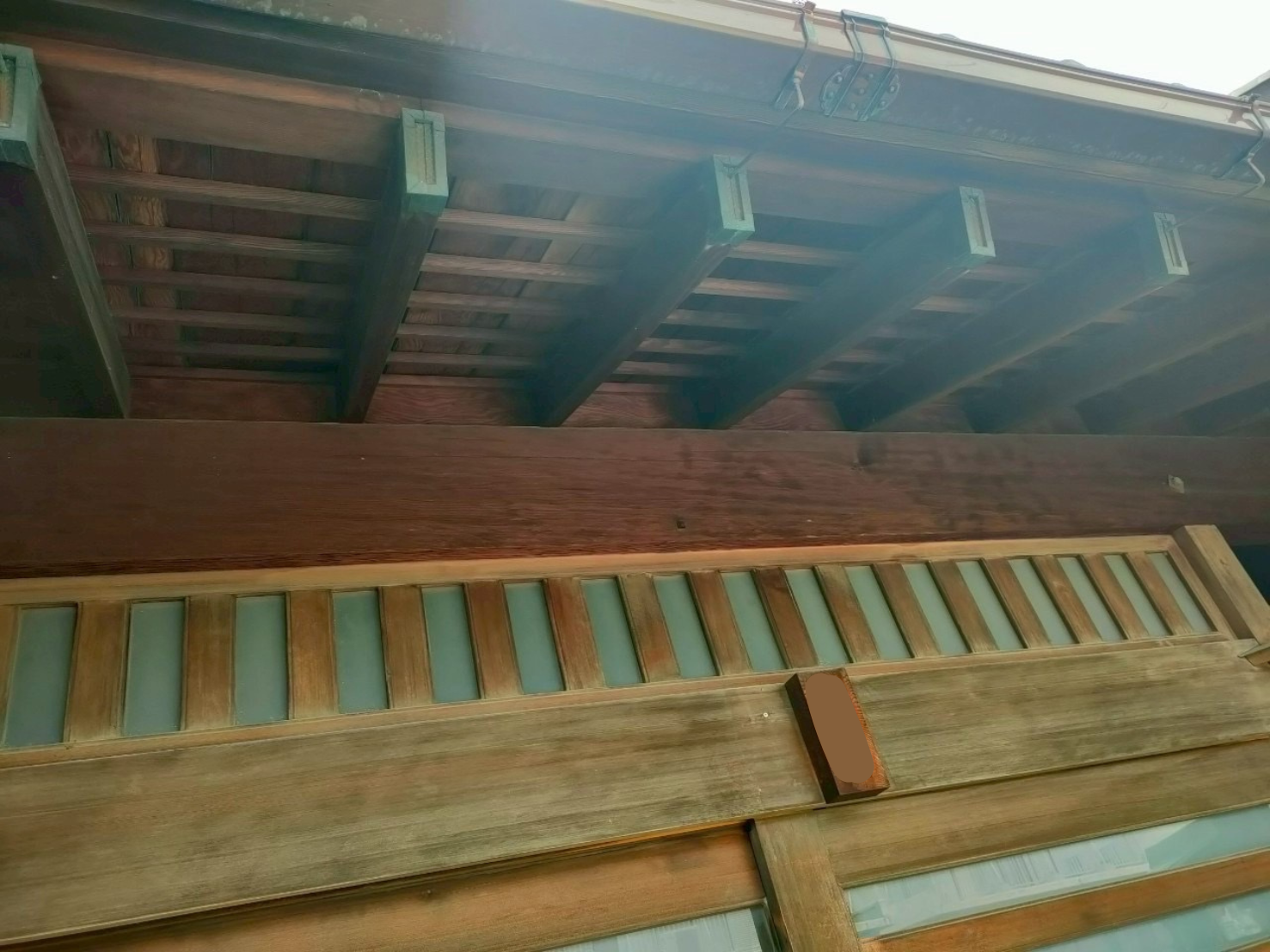 あま市K様邸　木塗装