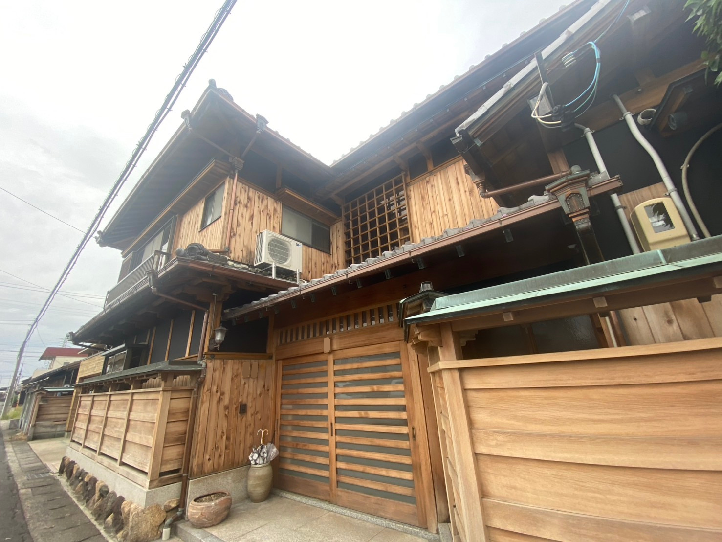 あま市K様邸　木塗装