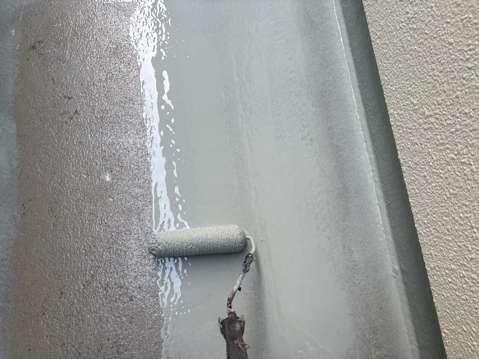 バルコニー防水　ベランダ防水　ウレタン塗膜防水　ウレタン1回塗り　