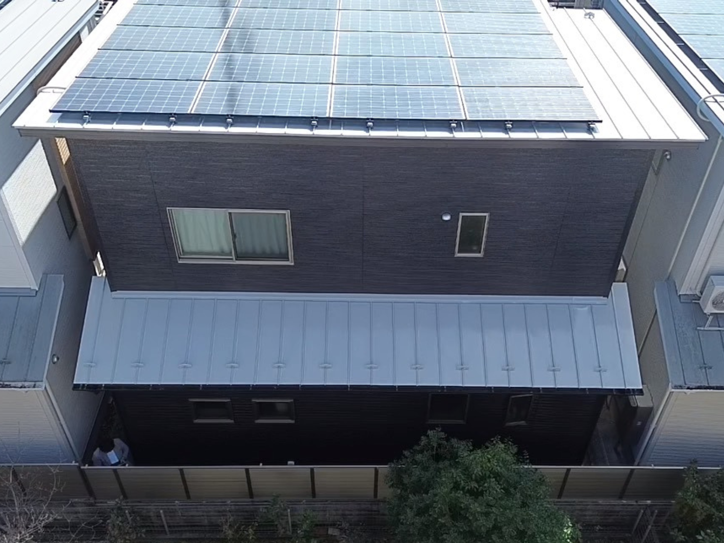 あま市S様邸　屋根塗装