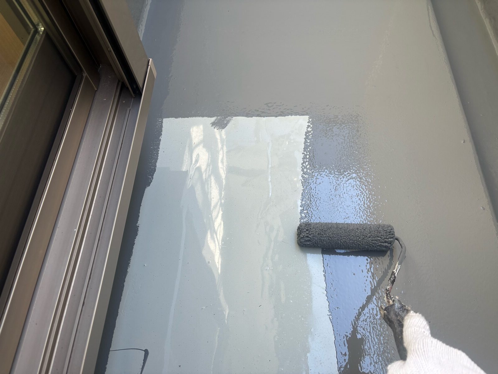 バルコニー防水　ベランダ防水　ウレタン塗膜防水　トップコート