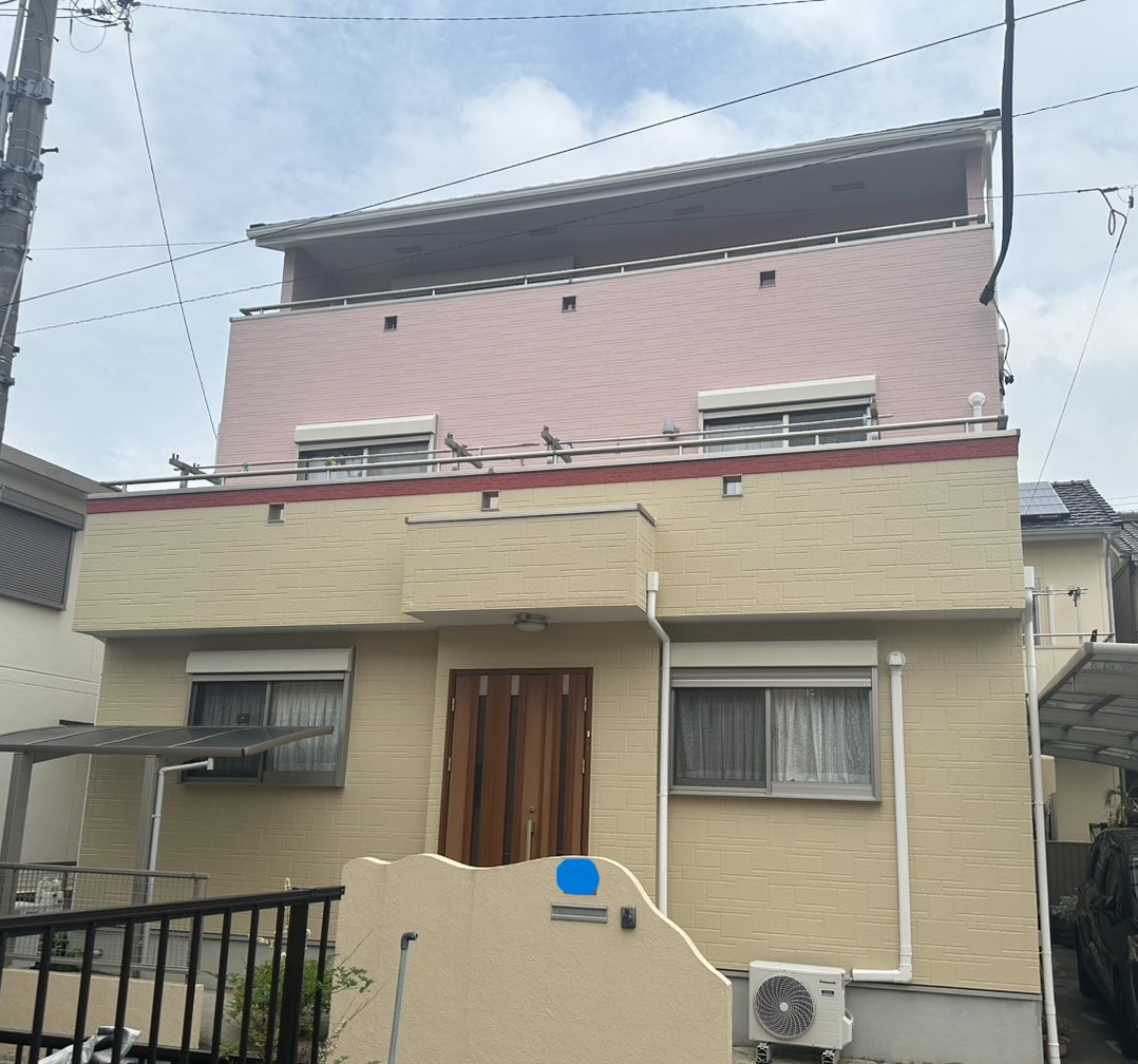 あま市　外壁塗装　施工事例