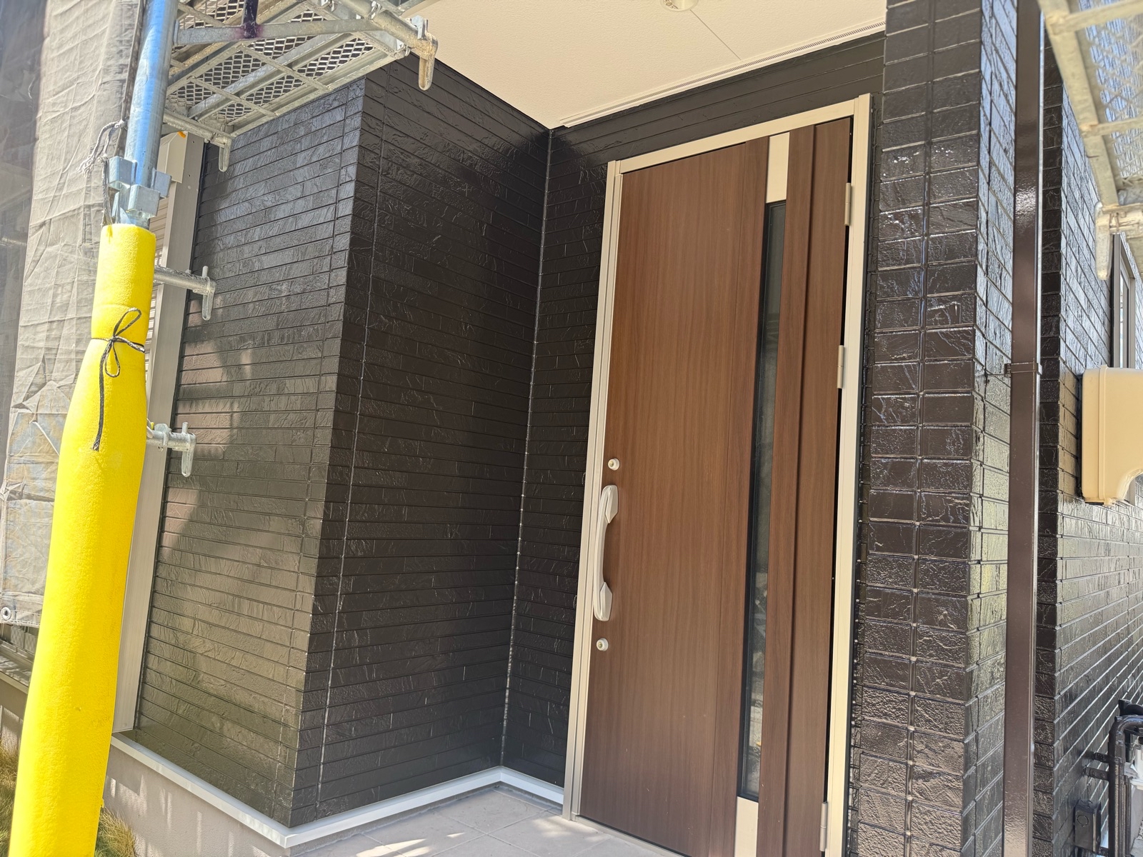 土台水切り塗装 施工後
