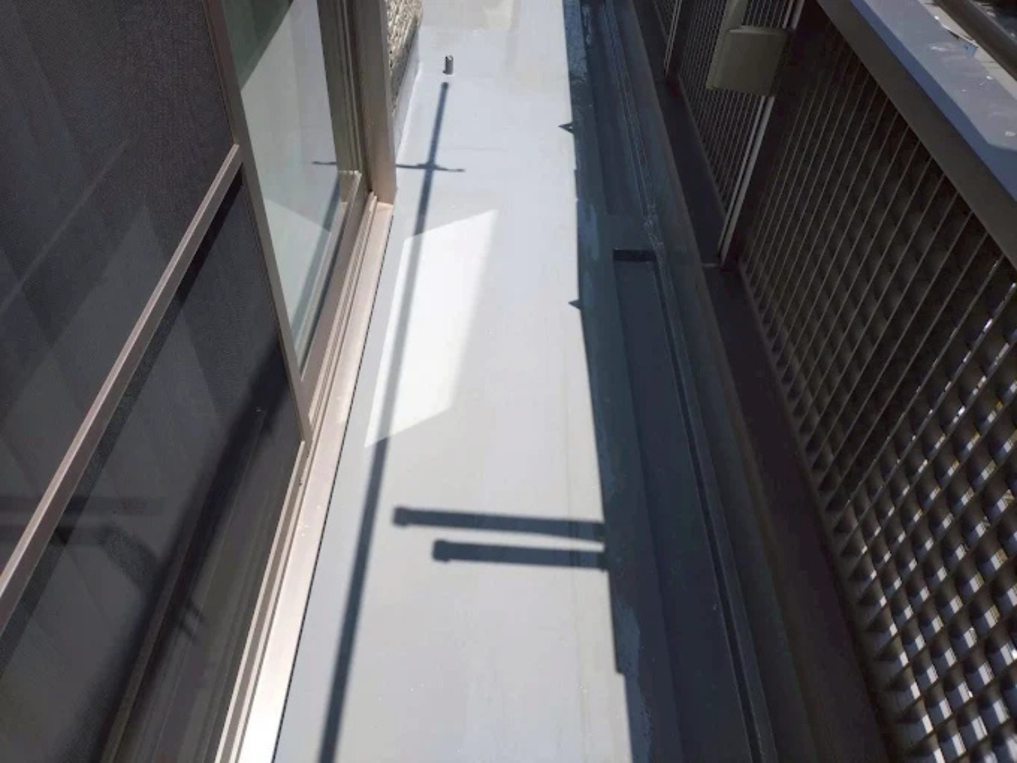 バルコニー防水工事 施工後