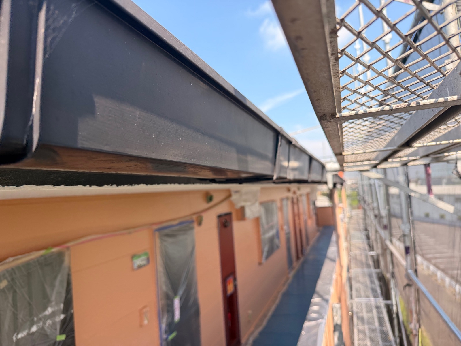 樋塗装 マンション 施工前