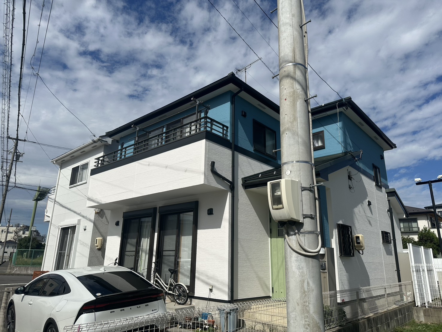 外壁塗装　施工事例　清須市